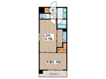 間取図 バンデューセン上北沢