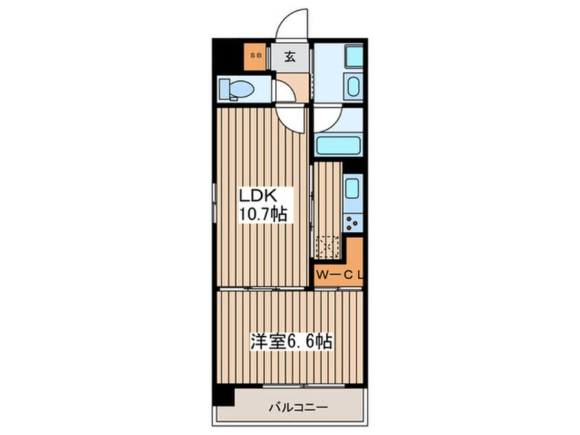 間取図 バンデューセン上北沢