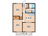メドウス湘南台 3DKの間取り