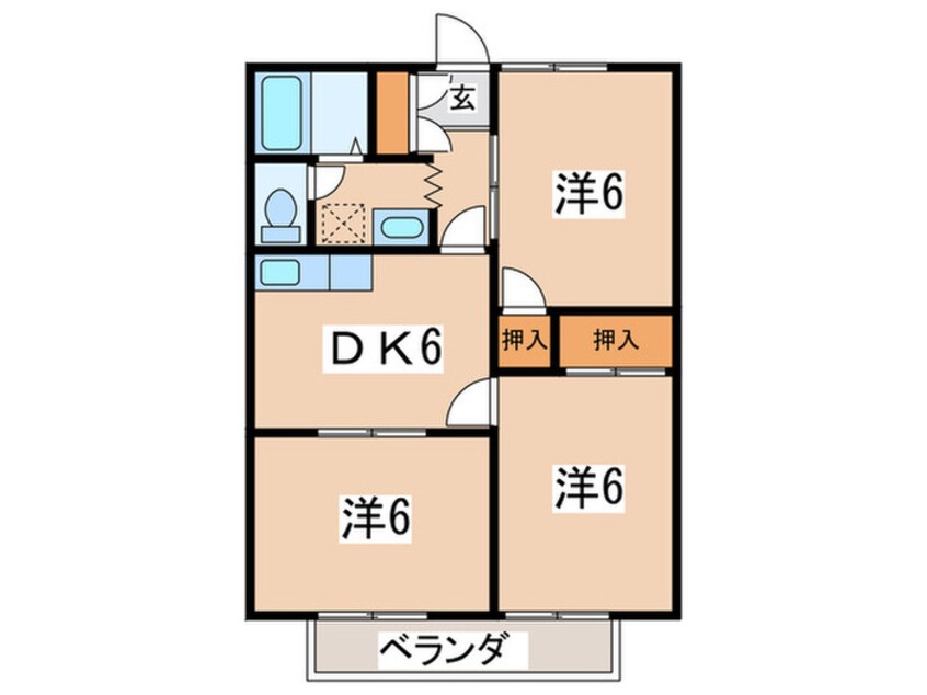 間取図 メドウス湘南台