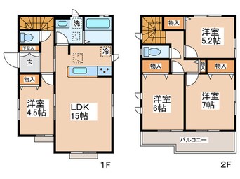 間取図 Kolet青梅今井