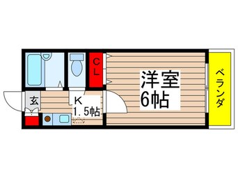 間取図 クレストホ－ムズ本八幡