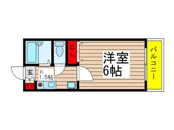 間取図 クレストホ－ムズ本八幡