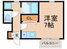 キャメル上板橋 1Rの間取り