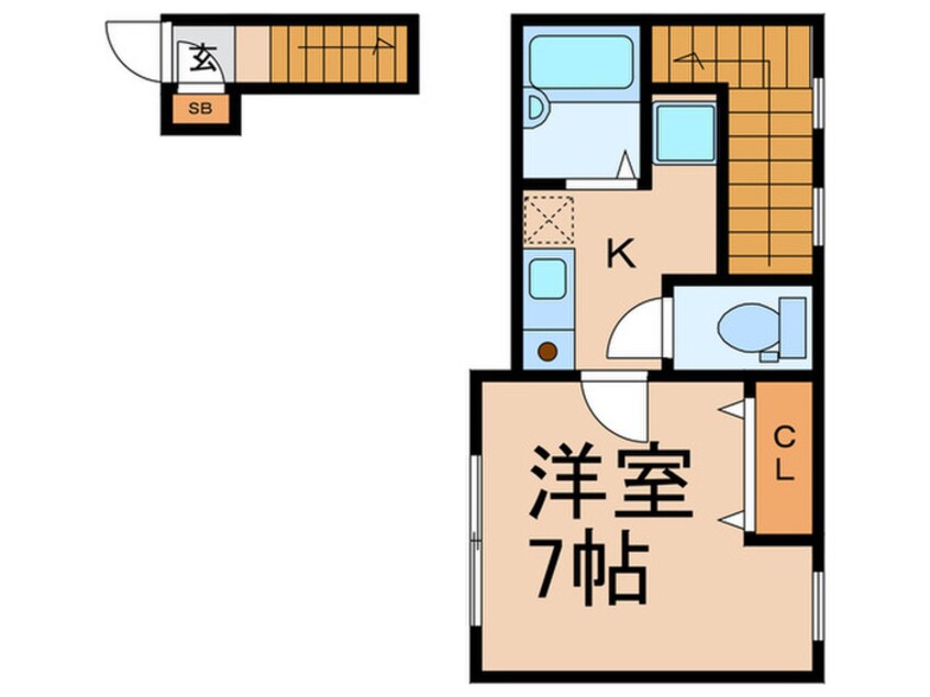 間取図 キャメル上板橋