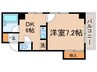 エクセル毛利 1DKの間取り