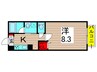 メゾン北綾瀬 1Kの間取り