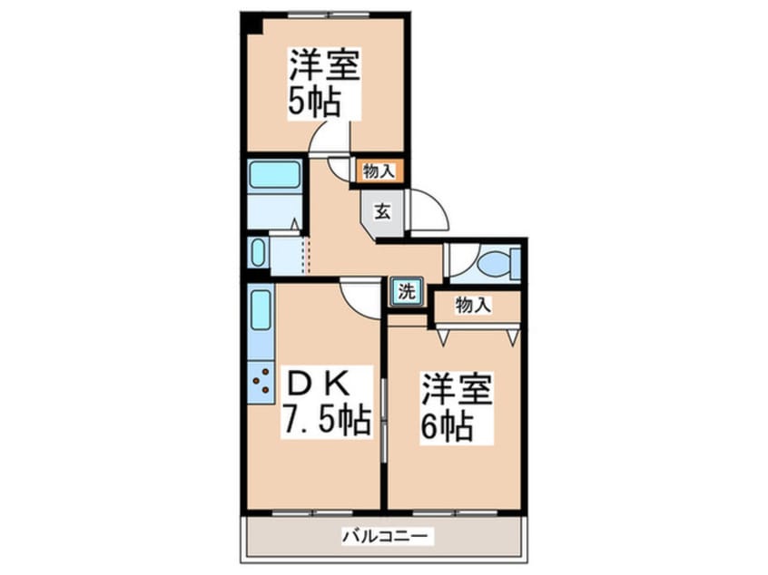 間取図 パインクレスト１番館