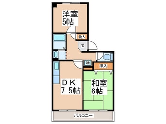 間取図 パインクレスト１番館