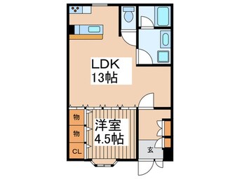 間取図 サンライズ大和Ｐ－１