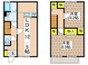 テラスハウス東海岸A 2LDKの間取り