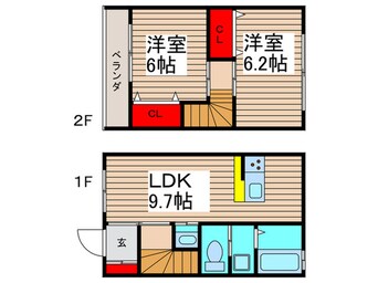 間取図 グランベールＳ３