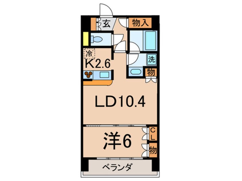 間取図 パ－クキュ－ブ東品川