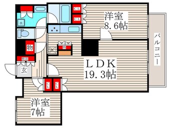 間取図 THE TOKYO TOWERS (M3410)