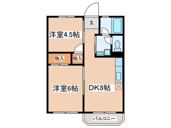 間取図 サンハイツつつじヶ丘