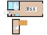 ツインクル稲田堤 1Rの間取り