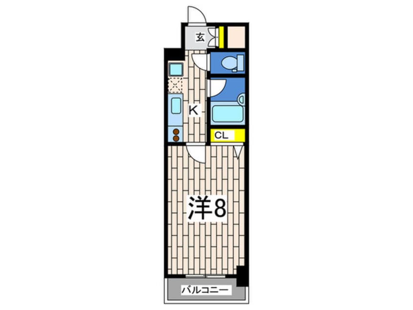 間取図 カスタリア野毛山