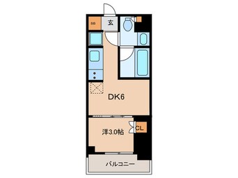 間取図 パークアクシス芝浦キャナル