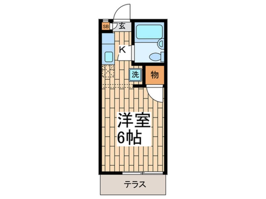 間取図 レジデンス  西馬込