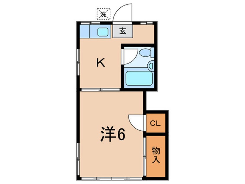 間取図 宮崎コーポ