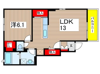 間取図 サンヴェール大芝B