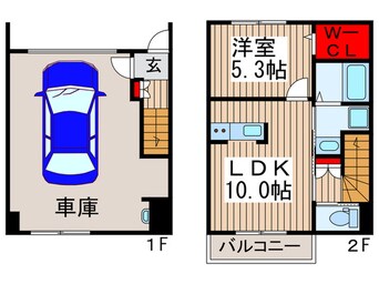 間取図 N.Leaf白井