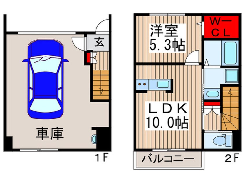 間取図 N.Leaf白井