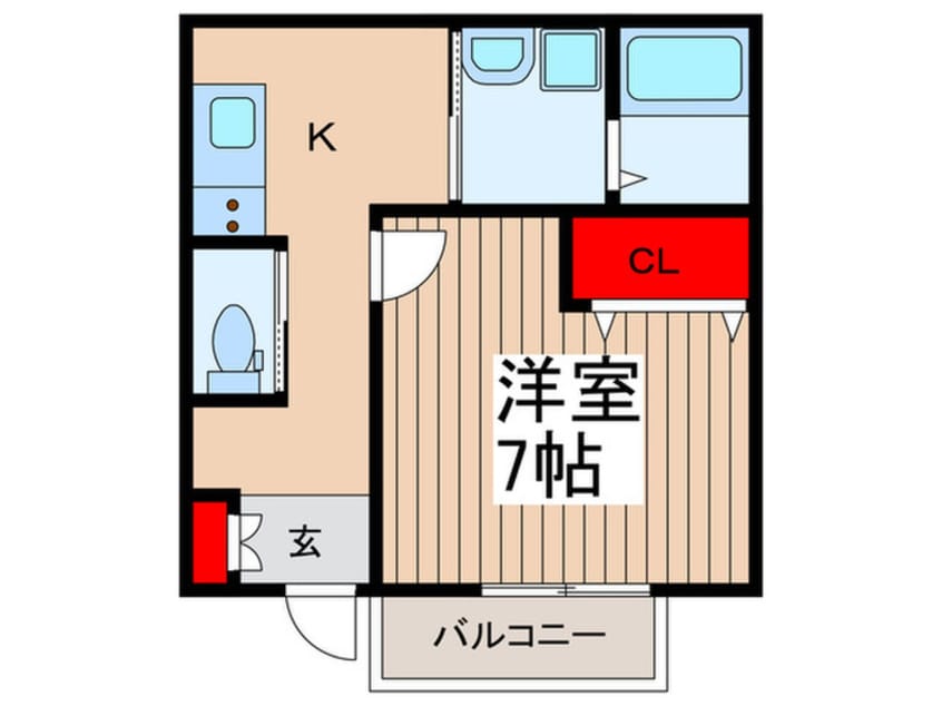 間取図 パレスホリケ１