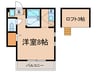 パークサイドサウス 1Rの間取り