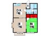 ニッセキハイツ 2DKの間取り