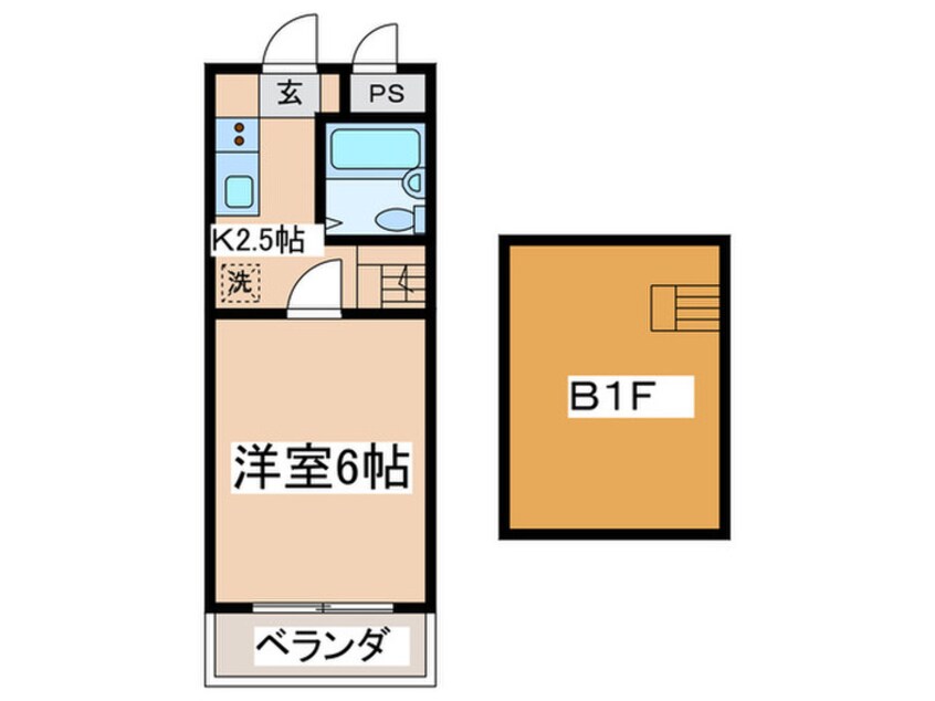 間取図 向ノ岡マンション