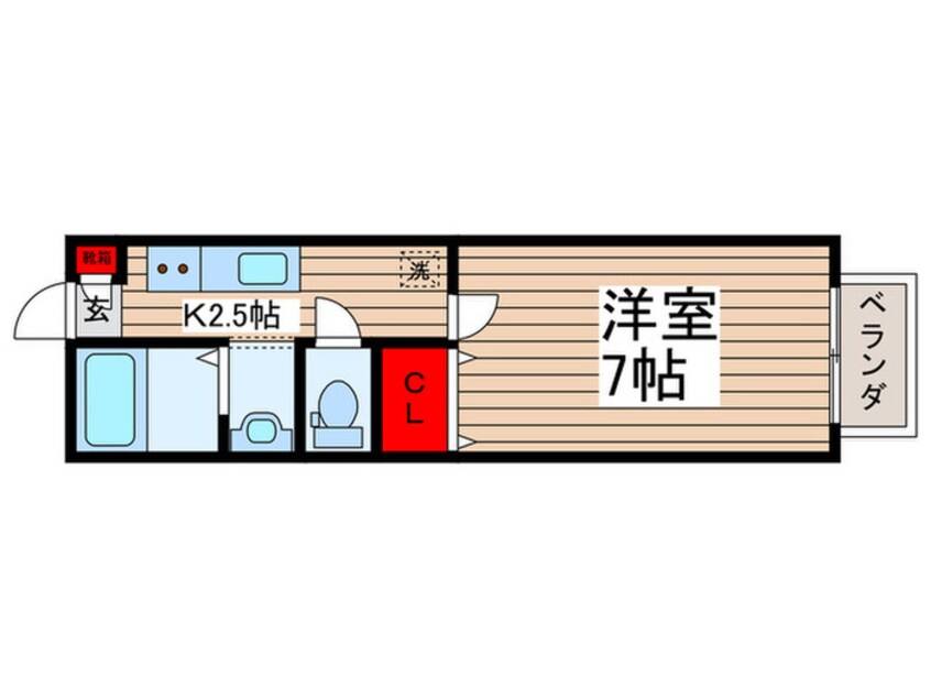間取図 アーバンヒムス三山