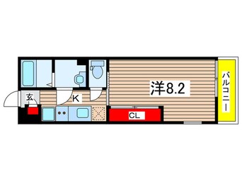 間取図 リブリ・ＰＲＯＶＩＮＳＣＩＡ