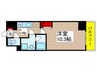 ＲＥＳＩＤＥＮＣＥ　八千代 1Kの間取り