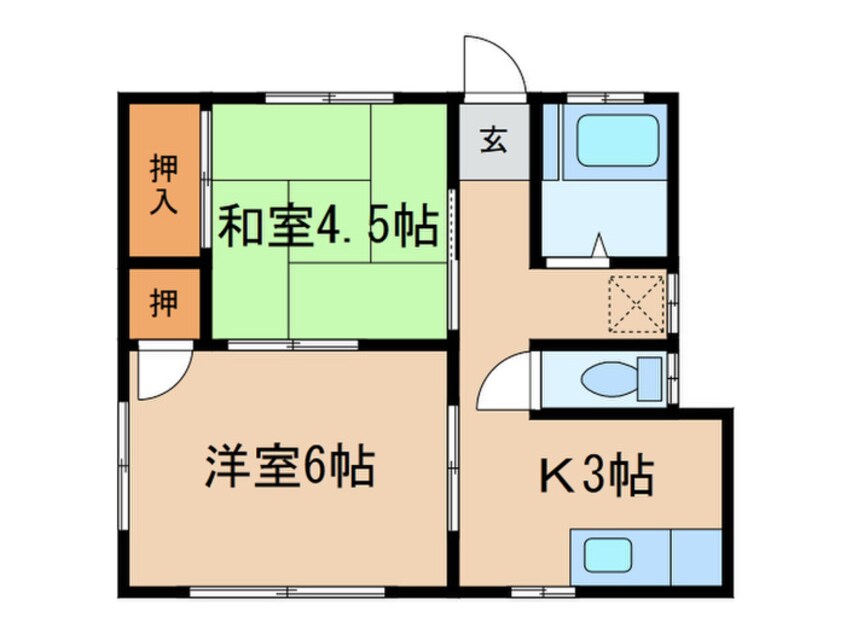 間取図 メゾン金子