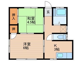 間取図 メゾン金子