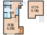 Fiorire 1Kの間取り