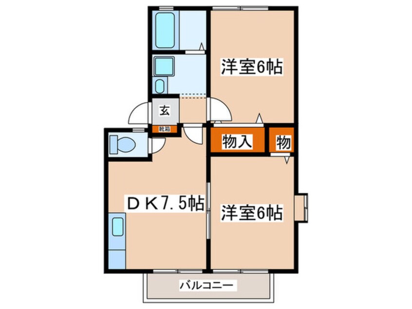 間取図 ウインディアたちばな