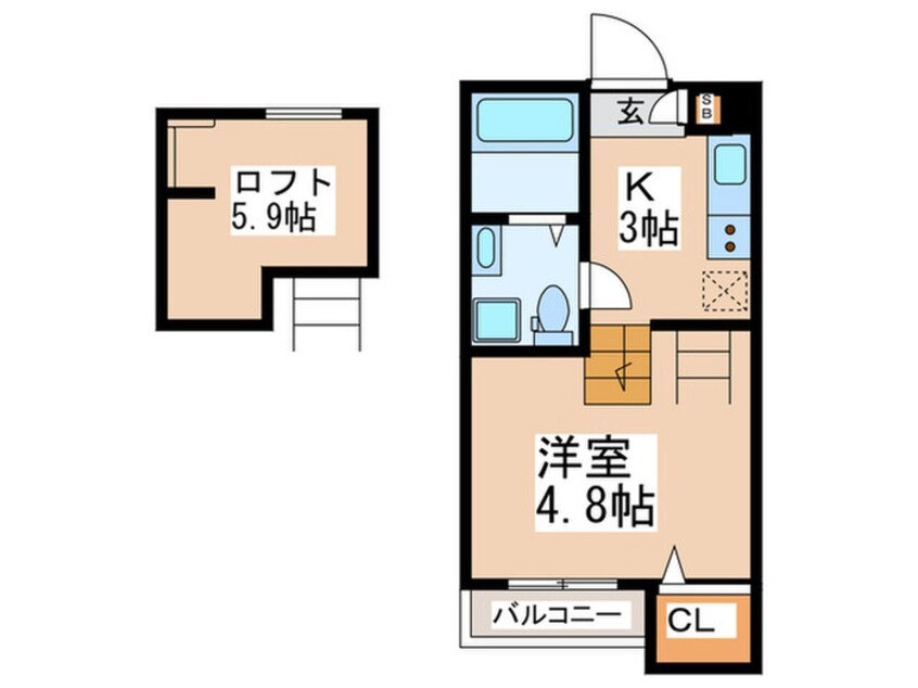 間取図 ラティール