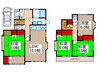 川口市西立野戸建賃貸 4LDKの間取り