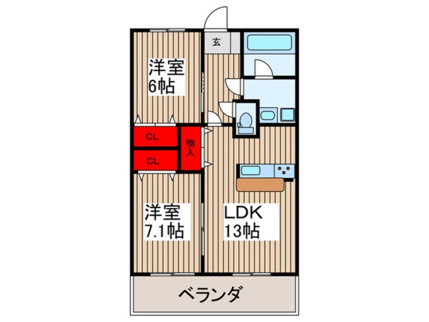 間取図 リリーヴィレッジGRACE