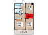 リリーヴィレッジGRACE 2LDKの間取り