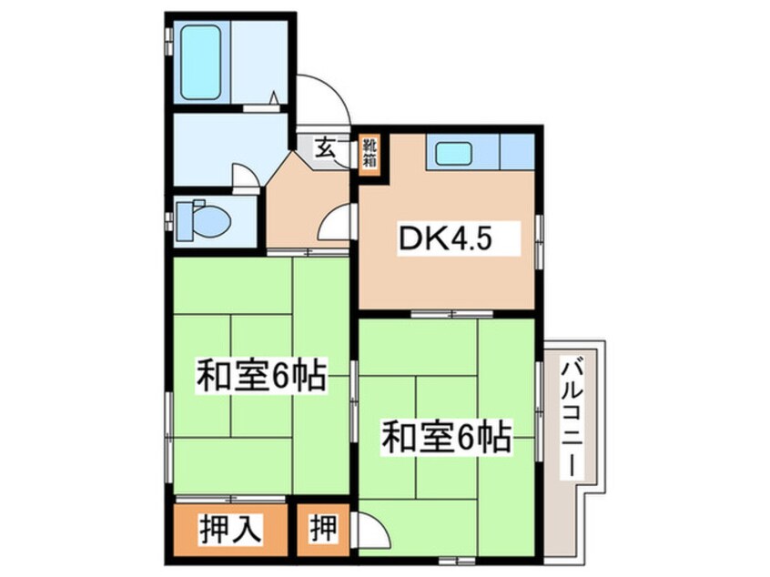 間取図 サンハイム大島