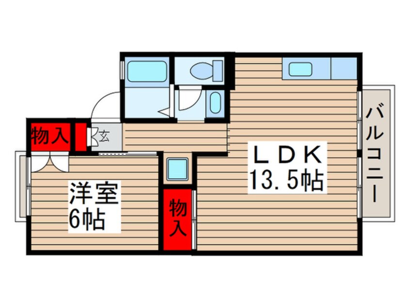 間取図 ファーストヴューラ十壱番館