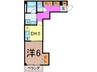 荏原中延ＭＫマンション 1DKの間取り