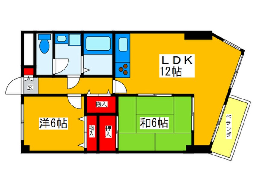 間取図 舞浜ガーデンヒルズ