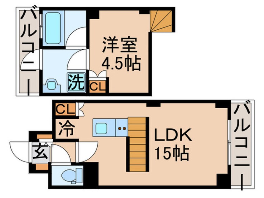 間取図 ディームス勝どき