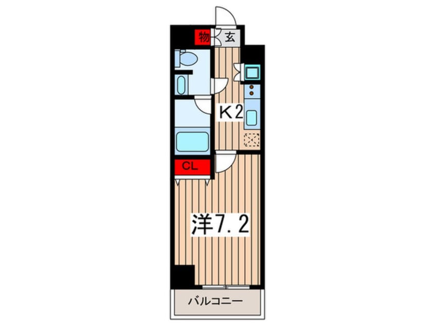 間取図 ディームス勝どき