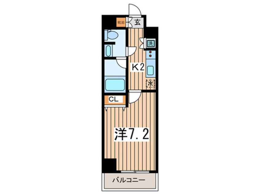 間取図 ディームス勝どき