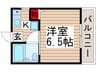 スミレハイツ 1Kの間取り